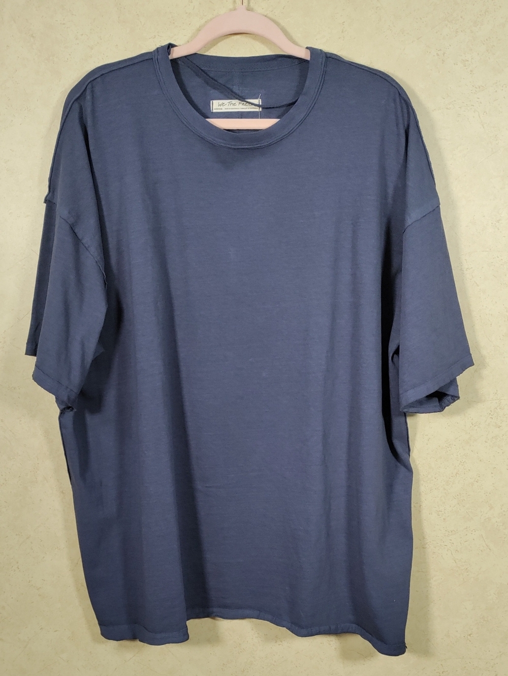 I184 We The Free Free People Perfect Oversized Tee M NWT